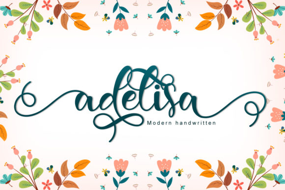 Adelisa: The Romantic Script Font for Elegant Design