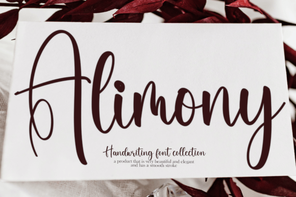Alimony Font: A Friendly Handwritten Style for Modern Design