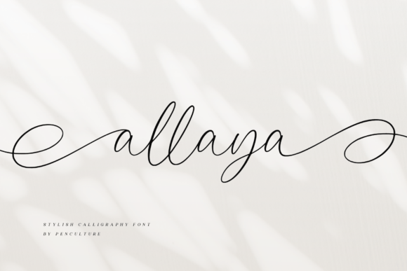 Allaya: The Handwritten Font for Elegant Modern Design