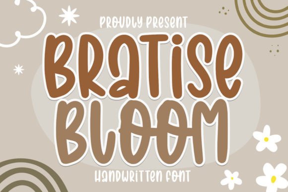Bratise Bloom: A Playful Handwritten Font for Modern Design
