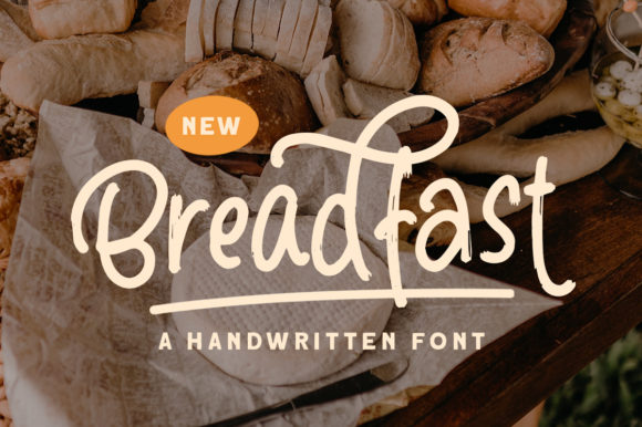 Breadfast: A Handwritten Font for Modern Design
