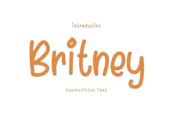Britney: A Playful Handwritten Font for Authentic Design