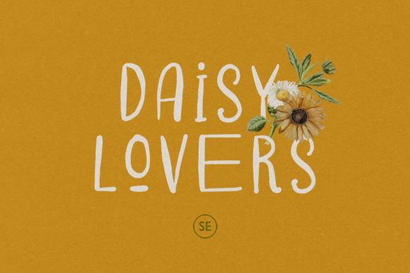Daisy Lovers: A Sweet Handwritten Font for Modern Design