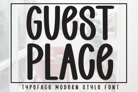 Guest Place: A Handwritten Font for Modern Design