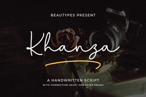 Khanza: Elevate Your Design with Elegant Handwritten Style