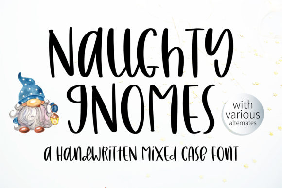 Naughty Gnomes Font: A Playful Design Asset