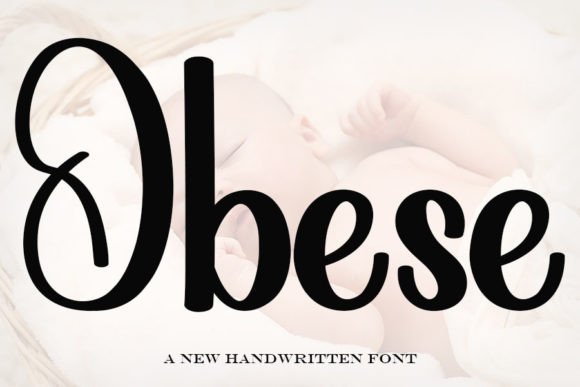 Obese: A Handwritten Font for Distinctive Design