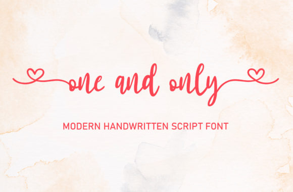 One and Only: Elevate Your Design with Authentic Handwritten Charm