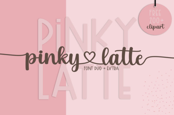 Pinky Latte: Elevating Design with Delicate Typography