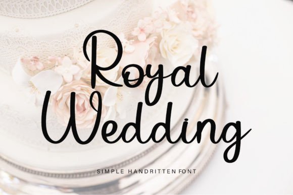 Royal Wedding: A Handwritten Font for Elegant Design