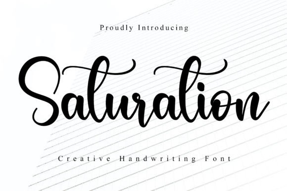 Saturation: Elevating Design with Timeless Calligraphy
