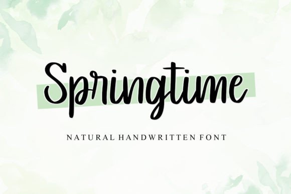 Springtime Font: A Fresh Take on Handwritten Typography