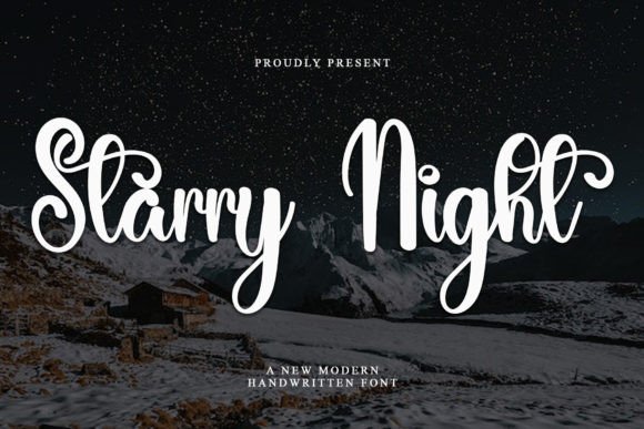Starry Night Font: Elegance for Modern Design