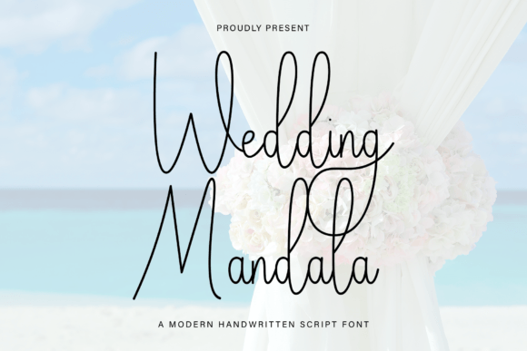 Wedding Mandala: Elevating Design with Elegant Typography