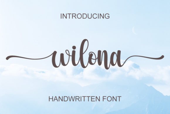 Wilona: A Timeless Script for Modern Design